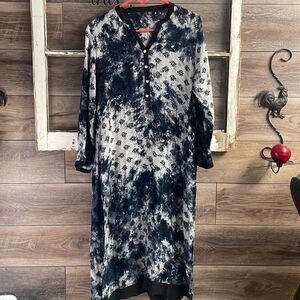 Indian Dress, Made and Bought in India, Blue Tag say 4XL (see description) Kurta